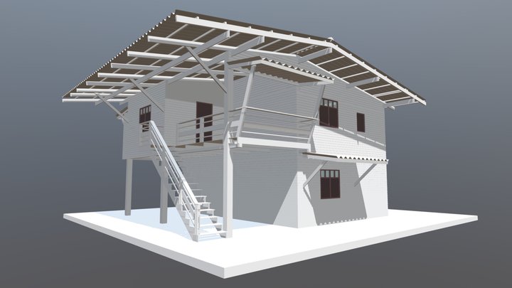 โครงการหมู่บ้านพิบูลวัฒนา 3D Model