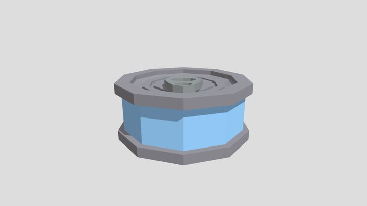 Blue Tin Small – Modello 3D gratuito STL