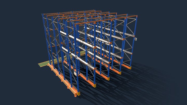 Rayonnages Accumulation - Non conformités 3D Model