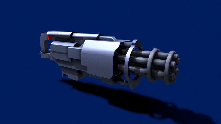 Laser Minigun (ROBLOX Original Modle) 3D Model