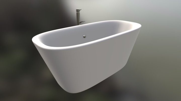 Modern Bathtub 3D Model