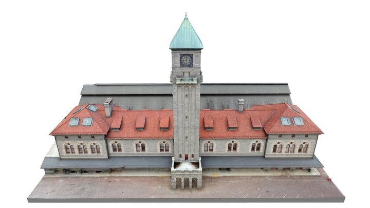 Mount Royal Train Station 3D Model