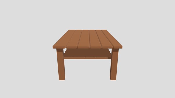 Marktkraam table 3D Model