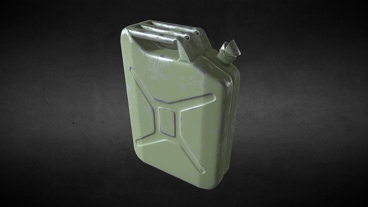 Fuel Canister 3D Model
