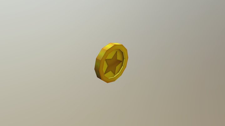Simple Coin 3D Model