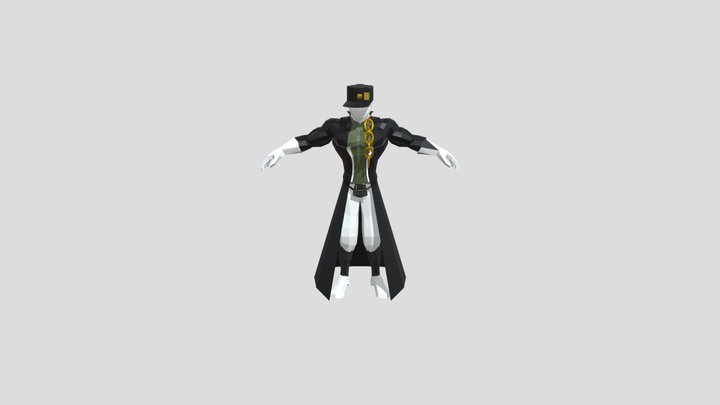 Jotaro Kujo (JoJo) - Rigged - Buy Royalty Free 3D model by maisth [cc3a4c1]  - Sketchfab Store