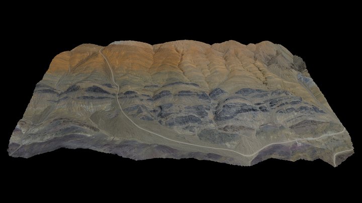 Cerro Gordo Road Field Site 3D Model