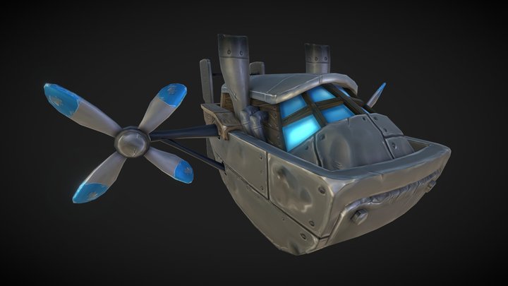 Tower Wars Dropship 3D Model