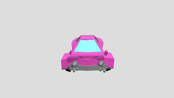 Lowpoly Car 3D Model
