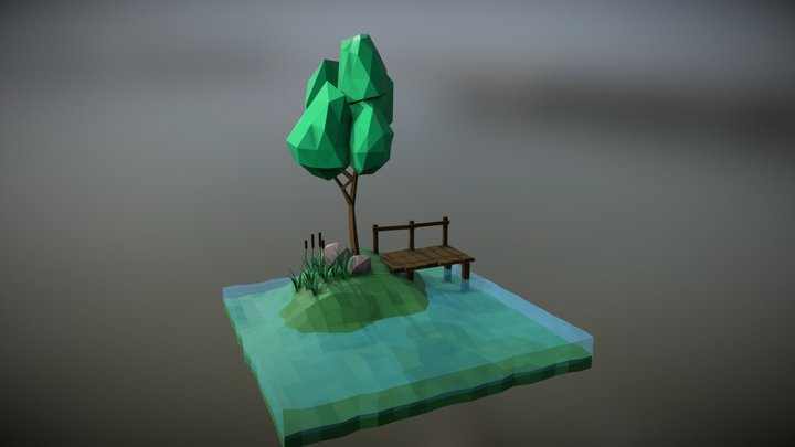 LOW POLY TREE 3D Model