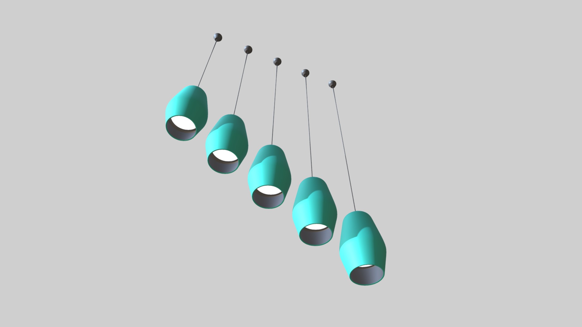 3D model Belfast Lamp - This is a 3D model of the Belfast Lamp. The 3D model is about a group of light bulbs.
