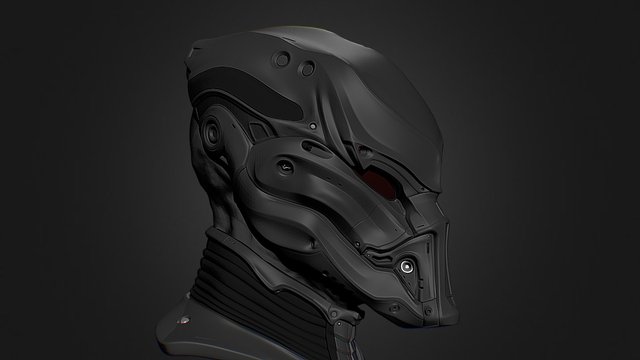 Helmet Predator 3D Model
