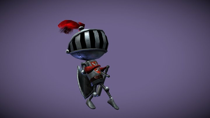 Coward Knight 3D Model