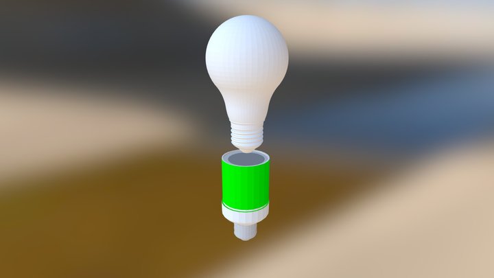 GE Link Small Light Bulb Smart Adaptors 3d 3D Model