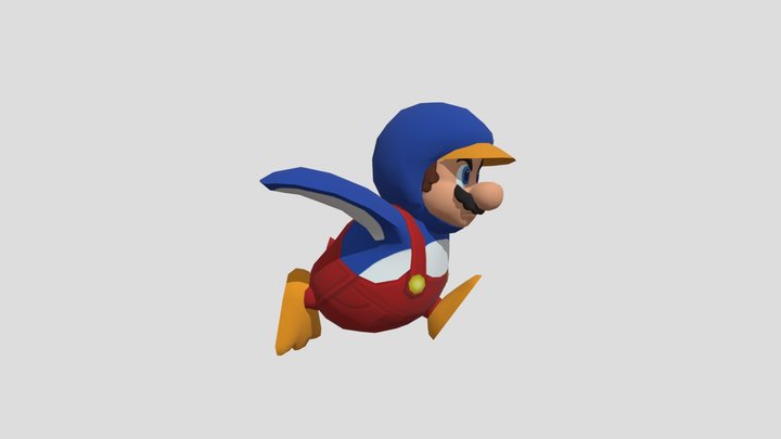 Wii U - Super Smash Bros for Wii U - Penguin Mar 3D Model