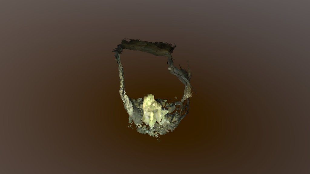 Scan in roadside cave near Buffalo River