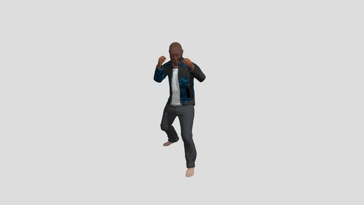 Mma Kick 3D Model