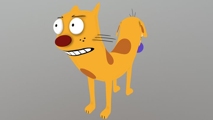 CatDog - Kedi Köpek (High Poly) – Gratis 3D-model STL