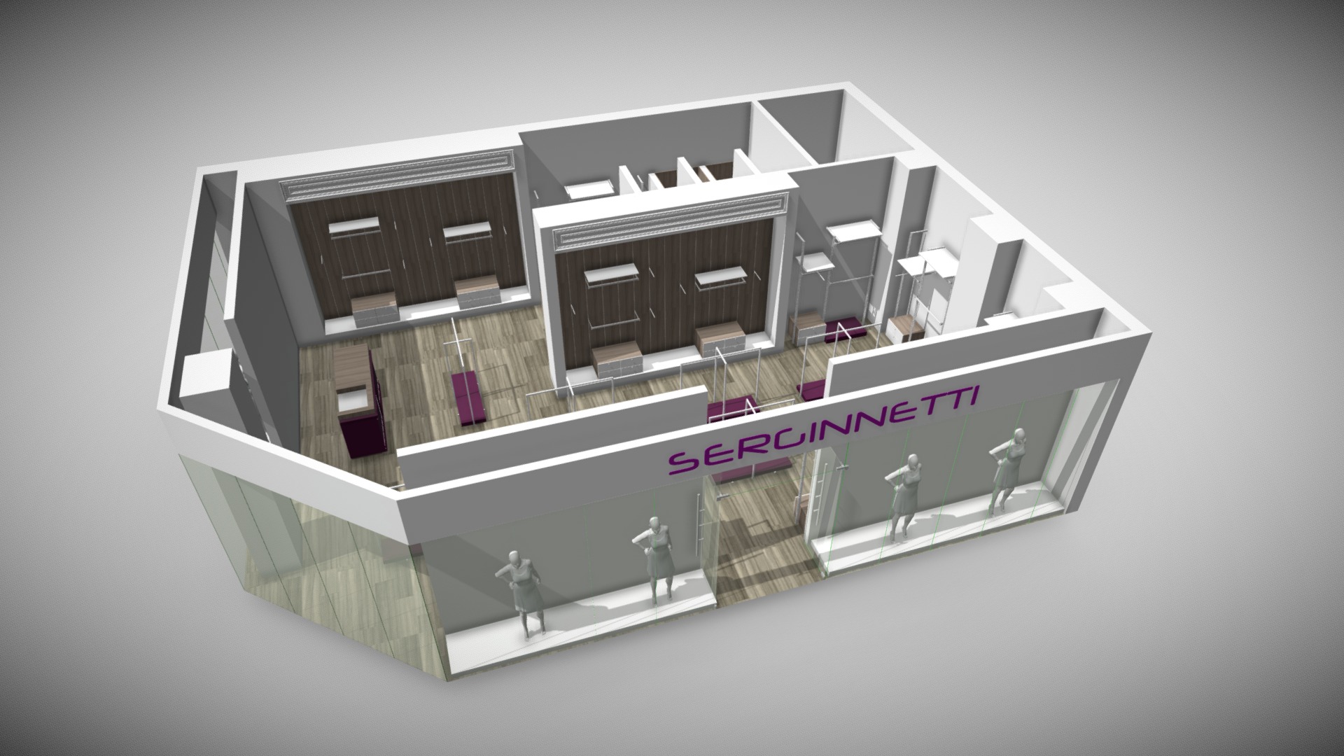 3D model design store - This is a 3D model of the design store. The 3D model is about a model of a house.