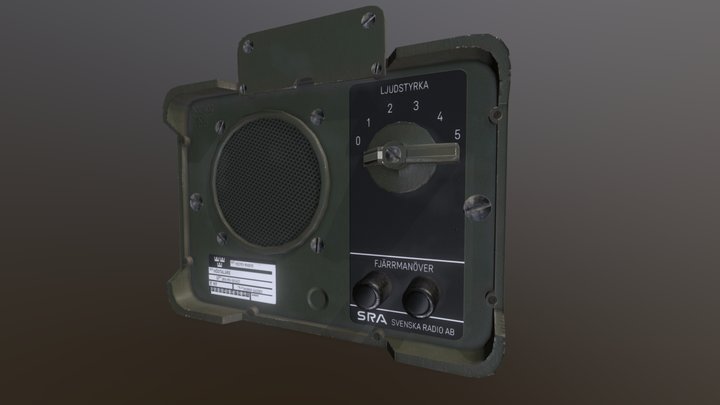 Military speaker – Free 3D Model STL