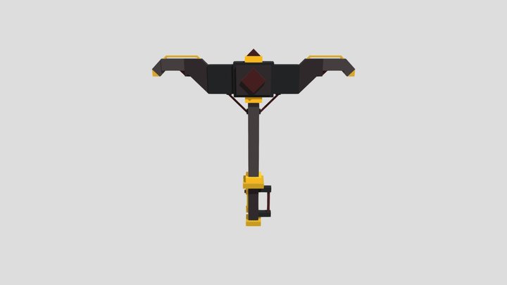 Netherite Pickaxe 3D Model