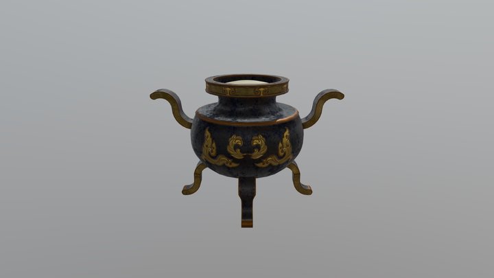 Incense burner 3D Model