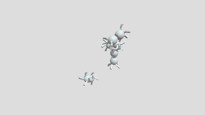 Squiggly Cells 3D Model