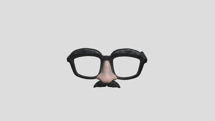 Disguise Glasses (Dusty) 3D Model