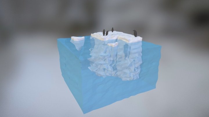 icy penguins 3D Model