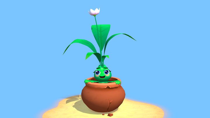 Cute plant 3D Model