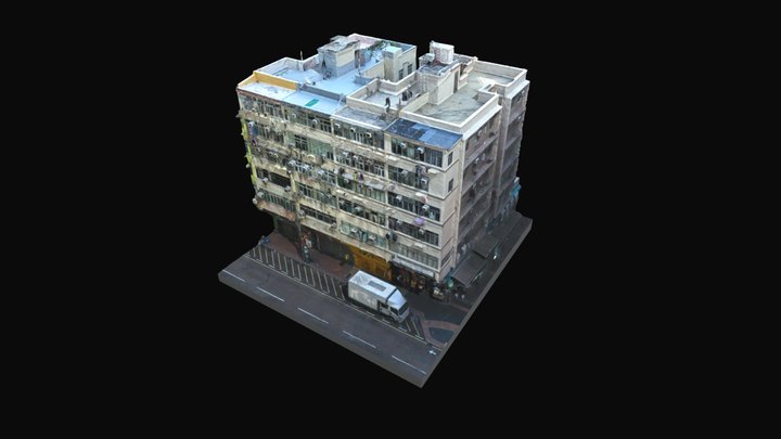 眾安街_v2 3D Model