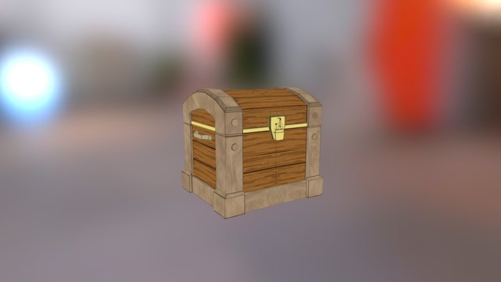 KNB212-Task 1A-Treasure chest 3D Model