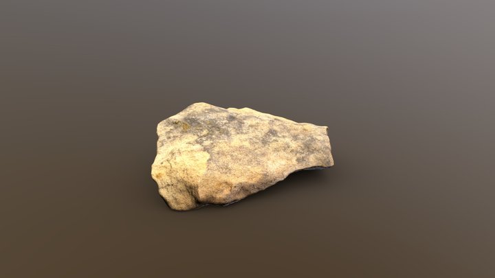 Small Mossy Rock B (Retopologized) – Free 3D Model STL