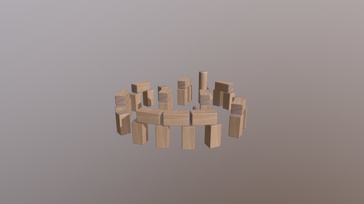 Unitblock Stonehenge 3D Model