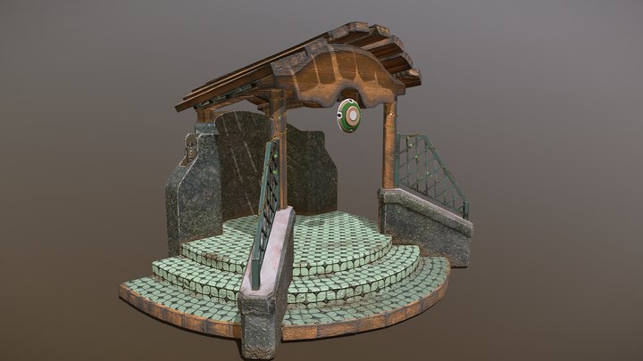 ArcadiaTemple 3D Model