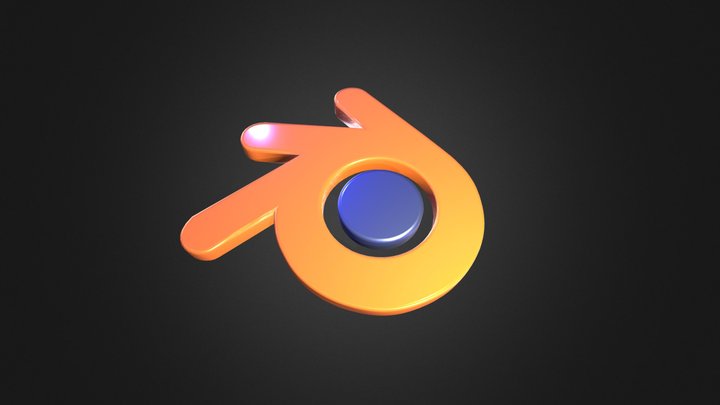 C1_Blender_logo 3D Model