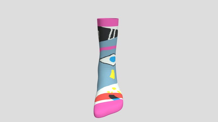 Sock Jamel 02 3D Model