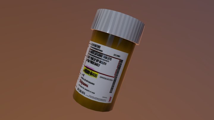 Pills Asset_002 3D Model