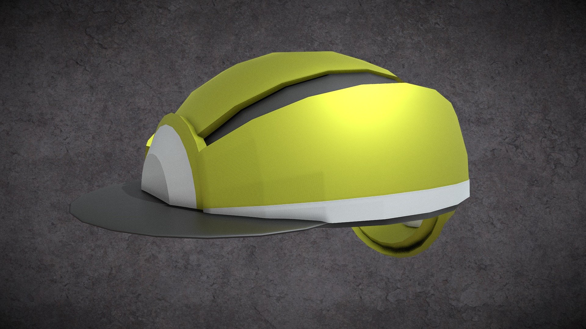 Gizmo Duck Miner Hat - By Velivian Fesothe — Sketchfab embed 3D viewer