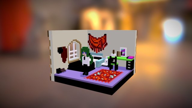 AlexisBedroom 3D Model