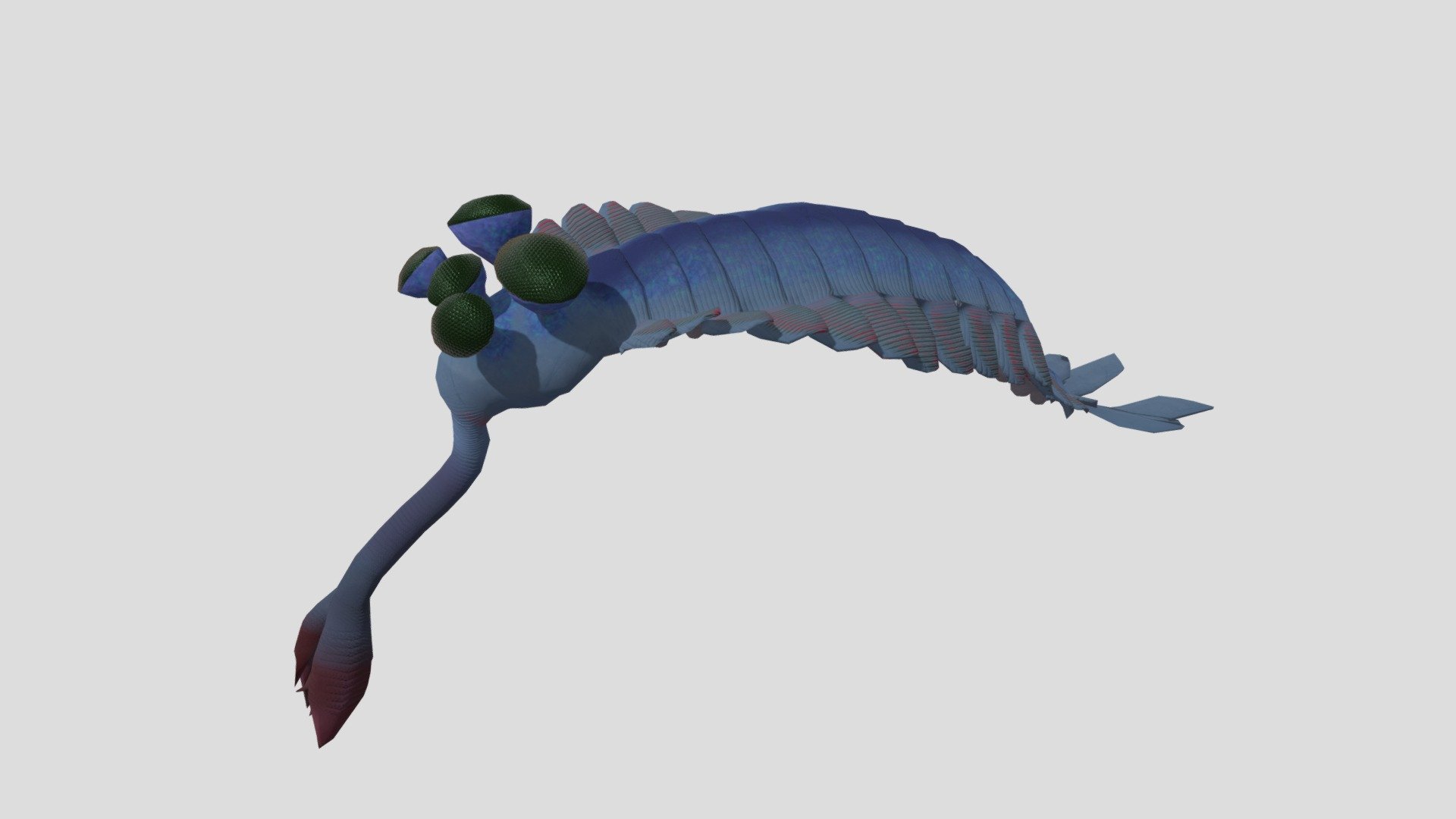 Opabinia regalis - Download Free 3D model by カヤ（Kaya） (@hymenoptera0908 ...