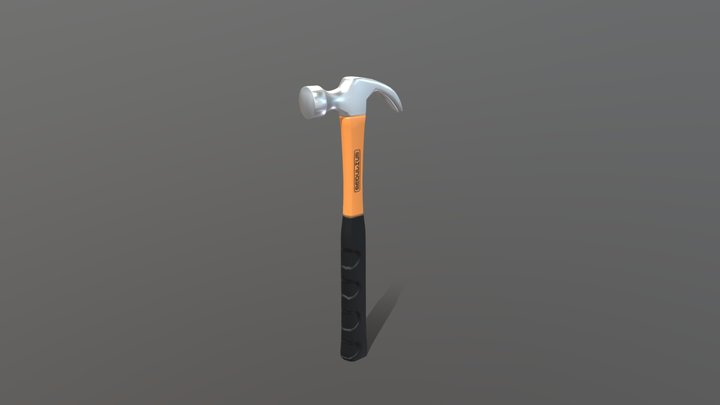 Modern hammer - Medulium 3D Model
