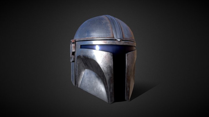 The Mandalorian Helmet 3D Model