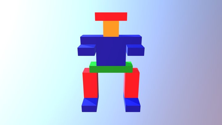 Roboter 3D Model