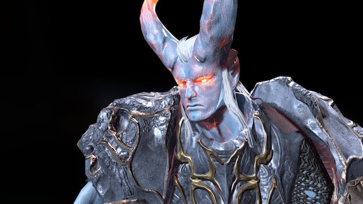 Master VR Demon 3D Model