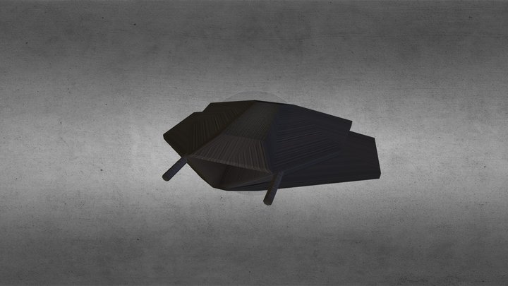 Rymdskepp Complete Correct 3D Model