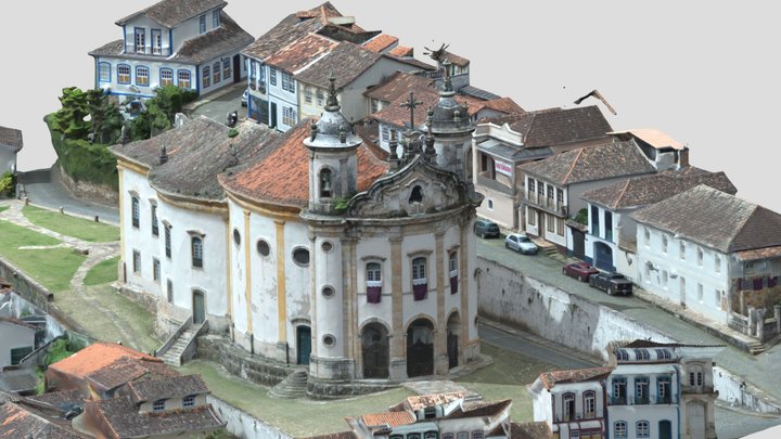 Church of Rosario, External model 3D Model