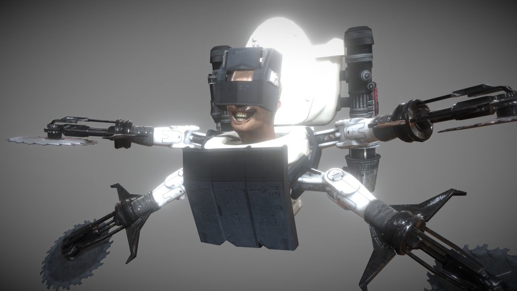 Quadsaw jetpack Skibidi toilet