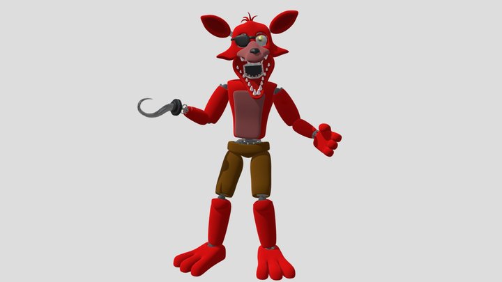 tmg unwithered foxy 3D Model