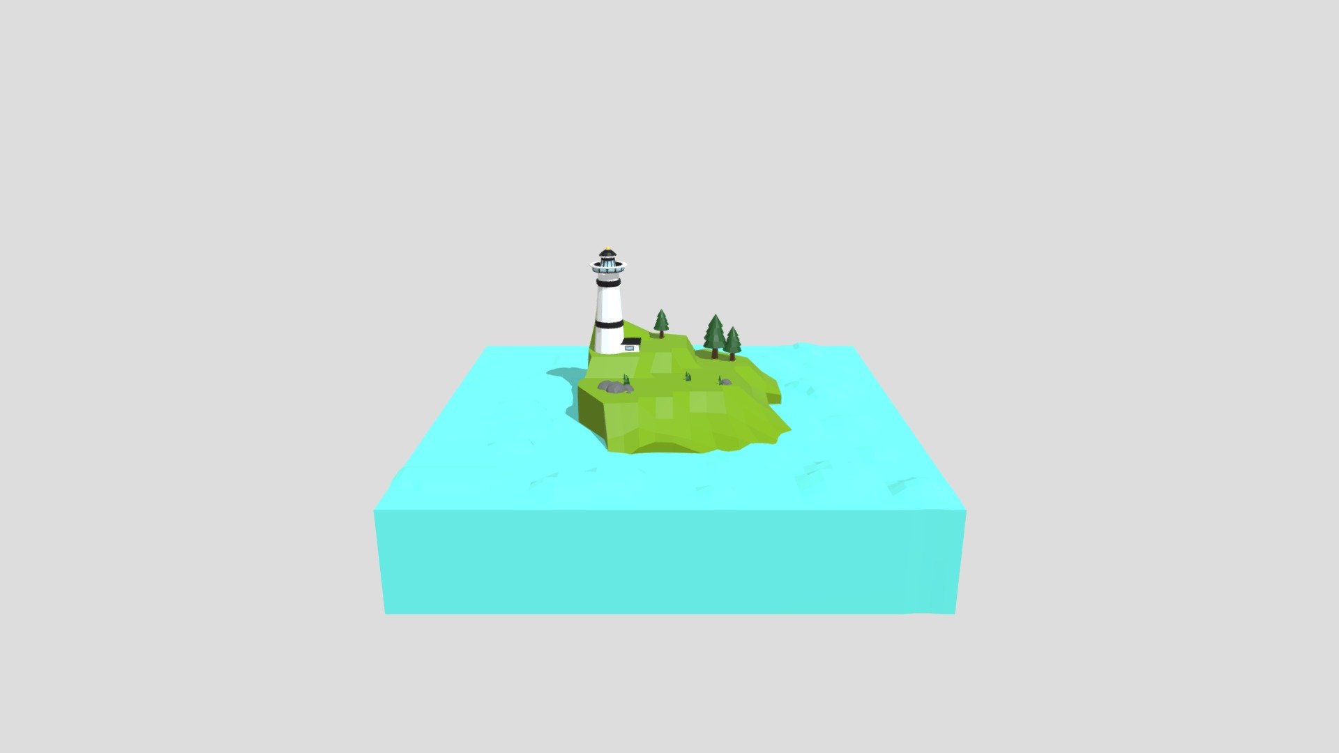 Lighthouse on a seaside cliff